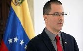  Jorge Arreaza, condenó las declaraciones de la Cancillería colombiana sobre las operaciones de la Fuerza Armada Nacional Bolivariana en el estado fronterizo de Apure.