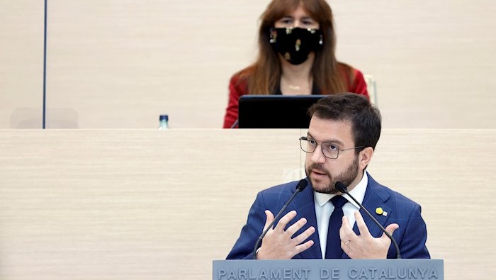 La abstención de Junts, otra sormación separatista, impidió la investidura de Aragonès