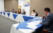 El CNE informó que a partir de este domingo las organizaciones políticas pueden presentar recursos contra los resultados proclamados.