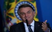 El presidente Bolsonaro ha sido criticado por mensajes discriminatorios contra mujeres y periodistas.