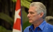 El presidente de Cuba, Miguel Díaz-Canel, denunció la campaña mediática contra su país.
