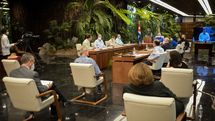 El canciller participó en un comparencia especial del Gobierno de Cuba, encabezada por el presidente Miguel Díaz-Canel.