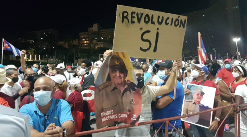 En el acto político-cultural participaron más de 100.000 y estuvo encabezado por el general de Ejército Raúl Castro,.