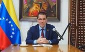 El pronunciamiento del canciller venezolano llega después de que el primer ministro de Santa Lucía, Philip Pierre, saludara al país suramericano.