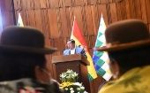 El Presidente de Bolivia expresó su deseo de que el informe contribuya a que lo sucedido en esa nación durante el golpe de Estado no ocurra nunca más allí y en ningún otro país.