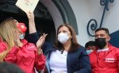 La aspirante del PSUV, Carmen Meléndez, externó que, en caso de ganar la contienda electoral, saldrá a la calle a trabajar.