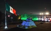 Desfile de México por alzamiento contra la colonia española