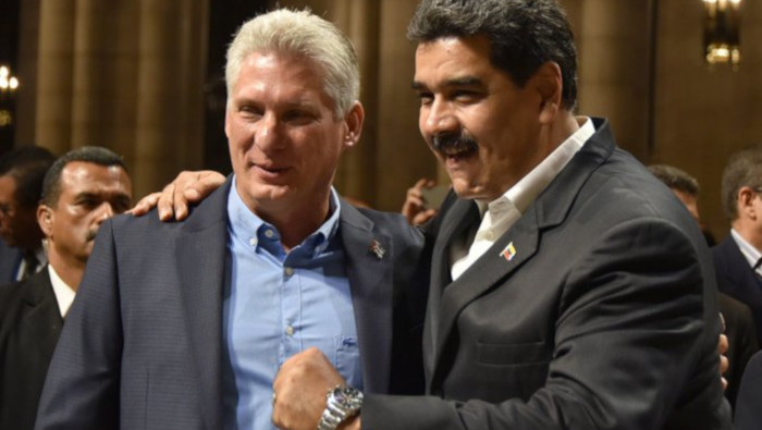 Maduro y Díaz-Canel en México
