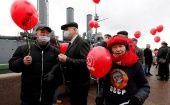 Los actos conmemorativos por el aniversario de la Revolución Socialista se repitieron en varias regiones rusas.