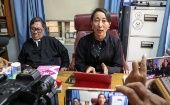 La líder depuesta Aung San Suu Kyi, al expresidente Win Mying, fueron acusados de fraude electoral por la junta militar que tomó el poder en Myanmar.