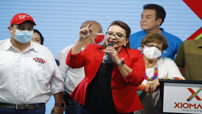 Hasta el momento, Xiomara Castro aventaja con más de 350.000 votos a su contrincante más cercano.
