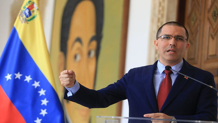 Tras su designación como candidato en defensa del proyecto político del bolivarianismo, Jorge Arreaza, agradeció la confianza al GPP y al Partido Socialista Unido de Venezuela (PSUV).