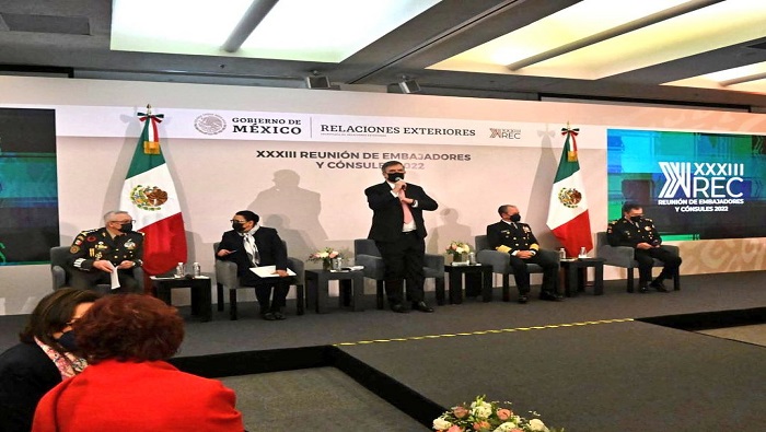 Uno de los puntos centrales de la reunión fue la demanda presentada por México a empresas productoras de armas.