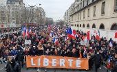 Las protestas más concurridas tuvieron lugar en la capital francesa, París.
