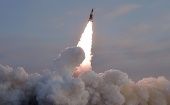 Corea del Norte probó el jueves dos misiles de corto alcance que cayeron el mar de Japón.