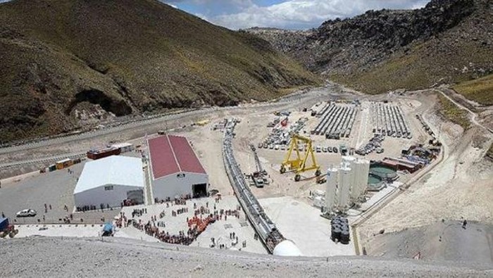 La mina de Las Bambas, administrada por una empresa de capital chino, es responsable de la producción del 2 % del cobre peruano.