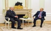 Los presidentes de Belarús y Rusia constataron que el comercio bilateral creció notablemente durante 2021.