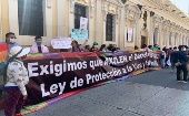 Diferentes sectores sociales guatemaltecos han expresado su rechazo a la Ley para la Protección de la Vida y la Familia. 