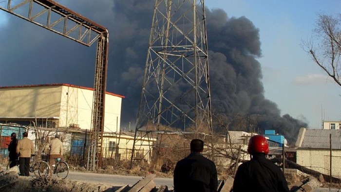En China son frecuente los accidentes en plantas químicas, como el que ocurrió hace un mes en una fábrica en la ciudad de Jilin.