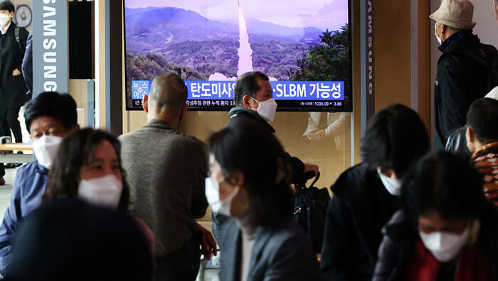 El Estado Mayor Conjunto de Corea del Sur indicó que el supuesto proyectil norcoreano se dirigió hacia el mar de Japón.