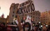 La decisión del Tribunal Constitucional para reactivar el indulto a Fujimori motivó enérgicas protestas en todo Perú.
