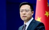  Se debe esclarecer la verdad y la causa del incidente", apuntó el vocero de Exteriores,  Zhao Lijian.