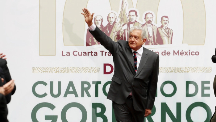 López Obrador presentó su informe de los primeros cien días del cuarto año de Gobierno de su administración.