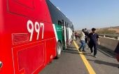 El autobús se volcó en el kilómetro 140 de la carretera que conecta a la ciudad de Medina con La Meca.