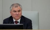 Volodin aseguró que los diputados de la Duma estatal apoyan la decisión de Gazprom.