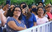 Las madres venezolanas recibieron como obsequio un concierto que estelarizó el cantante mexicano Vicente Fernández Jr.