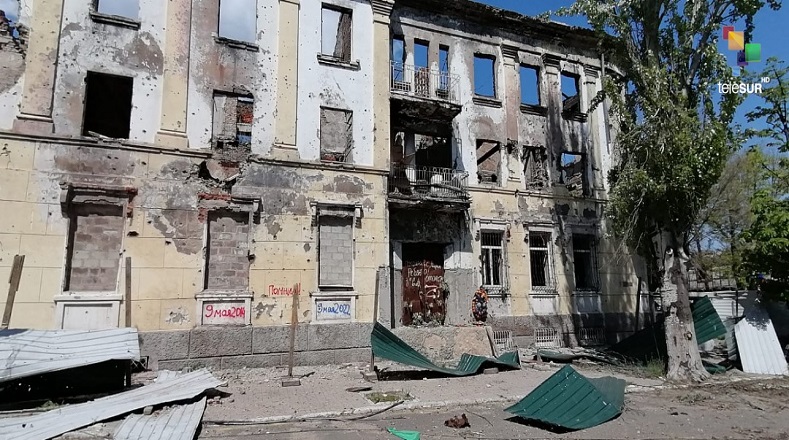 La última resistencia de los nacionalistas ucranianos en Mariúpol se encontraba concentrada en la planta de Azovstal donde las fuerzas rusas rescataron cientos de civiles retenidos.