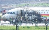 La aerolínea Tibet Airlines comunicó que todos los pasajeros y la tripulación fueron evacuados con seguridad.