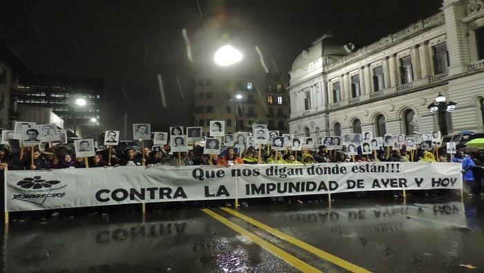 Los manifestantes realizarán exigencias al Estado para que obligue a las FF.AA. a develar detalles sobre los crímenes de la dictadura.