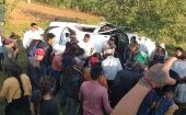 Los cuatro cadáveres fueron levantados y trasladados al servicio medico forense (SEMEFO) en San Cristóbal de las Casas.