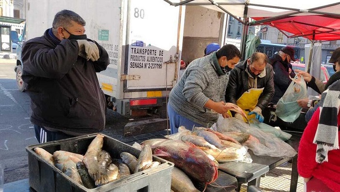 Entre otras actividades, se ofreció pescado fresco a precios populares, ya que uno de los principales problemas que atraviesa el sector es la intermediación.