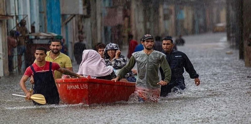 En 23 localidades de la capital cubana se registraron inundaciones de considerable magnitud.
