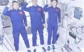 Los tres taikonautas chinos a bordo de la nave espacial Shenzhou-14 ingresaron este 5 de junio al módulo central de la estación espacial del país.