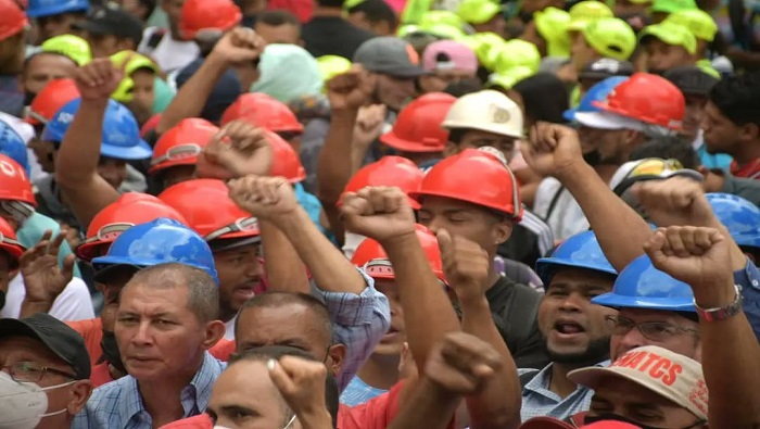 Los trabajadores también rechazaron la exclusión por la Casa Blanca de Venezuela, Nicaragua y Cuba de la llamada Cumbre de las Américas.