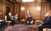 Se trata del segundo encuentro que sostienen el Presidente venezolano y el Ministro de Petróleo de Irán, luego del diálogo que sostuvieron en Caracas el 2 de mayo pasado.