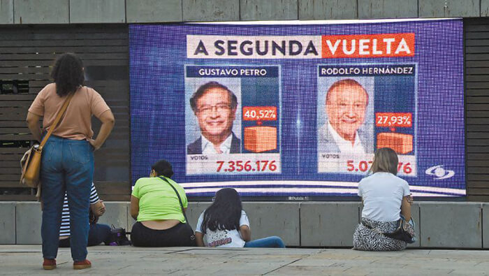 Entre Gustavo Petro y Rodolfo Hernández saldrá el próximo presidente de Colombia.