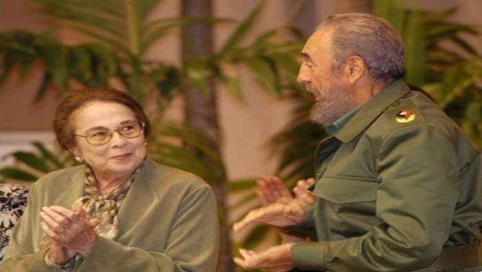 El líder de la Revolución Cubano destacó la labor de Vilma Espin a favor de la mujeres cubanas.