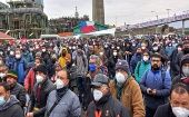 Trabajadores del cobre rechazan el cierre de la fundidora ubicada en Valparaiso.