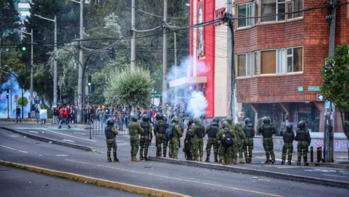 El dirigente señaló que “continúan en la lucha”. E indicó que las protestas pacíficas seguirán en sus territorios y en Quito.