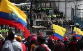 La Alianza de Organizaciones por los Derechos Humanos denunció por su lado una “fuerte represión en la Universidad de Cuenca”.