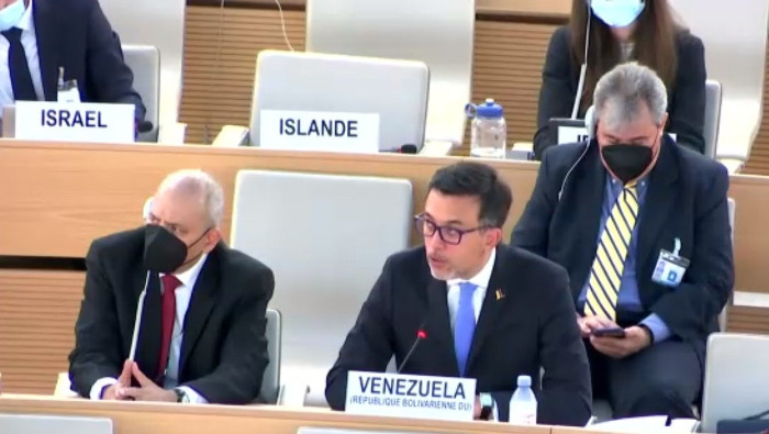 El representante ante la ONU saludó los aspectos positivos que incorpora sobre Venezuela el informe de DD.HH.