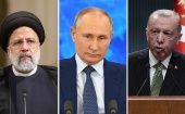 Moscú, Ankara y Teherán forman parte de las denominadas "negociaciones de Astana" lanzadas en 2017 para intentar solucionar el conflicto en Siria.