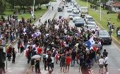 Este domingo continuaron las movilizaciones, las cuales se extenderán hasta el lunes en reclamo de respuesta a las demandas del pueblo. 