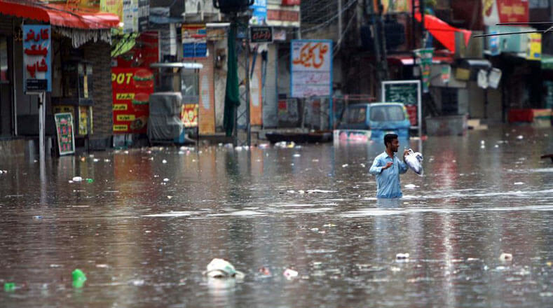 El Departamento Meteorológico de Pakistán pronosticó más precipitacones en los próximos días, e indicó que las lluvias monzónicas seguirán activas durante la semana en curso.