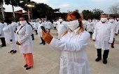La presencia de los médicos cubanos en el país azteca, responde a un acuerdo firmado el pasado mayo entre los Gobiernos de México y Cuba.
