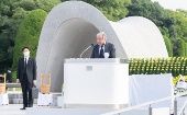 El mundo nunca debe olvidar lo que sucedió en Hiroshima, dijo Guterres.